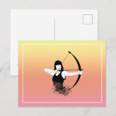 女射手 ポストカード (正面/裏面)