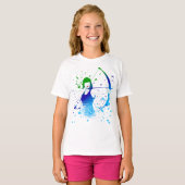 女射手 Tシャツ (正面フル)