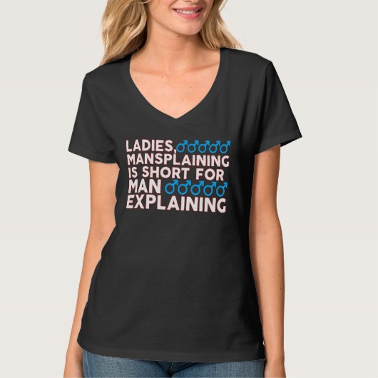 女将は馬を説く者には背が低い Tシャツ (正面)