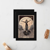 女帝のタロットカード ノートカード (正面/裏面インサイチュ)