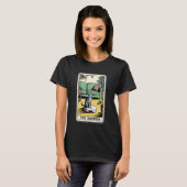 女帝 ロボット掃除機 ねこ 可愛い タロットカード C Tシャツ (正面フル)