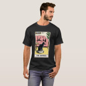 女帝 ロボット掃除機 ねこ 面白い タロットカード C Tシャツ (正面フル)