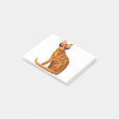 女弁最高の柄猫夏赤クールサングラス ポストイット (アングル)
