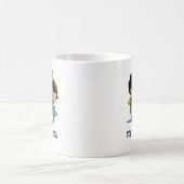 女得の子マグ コーヒーマグカップ (中央)