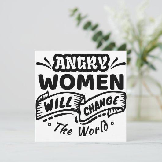 女怒が世を変える 招待状 (スタンド正面)