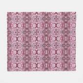 女怒の子 フリースブランケット (正面(横))