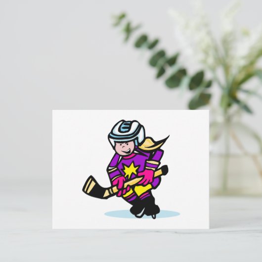 女怒児選手 ポストカード (スタンド正面)