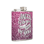 女怒性が世界グリッタータイポグラフィを変える フラスク (右)