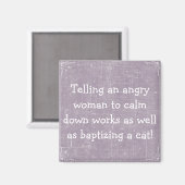 女怒磁おもしろい石 マグネット (正面/裏面)