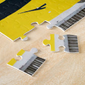 女怒絵画の通り壁画 ジグソーパズル (側面)