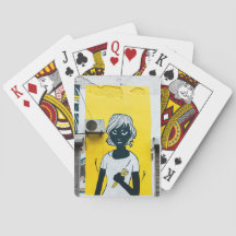 女怒絵画の通り壁画