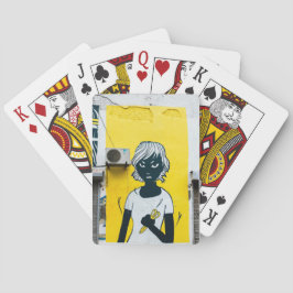 女怒絵画の通り壁画 トランプ