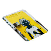 女怒絵画の通り壁画 マグネット (右側)