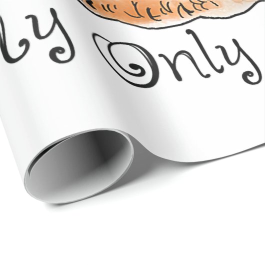 女性あなたは私のサンシャイングレイハウンドイタリアンング ラッピングペーパー (ロールコーナー)