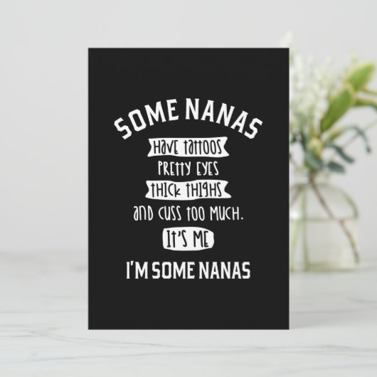 女性いくつかのナナはナナのギフトおもしろいが多すぎる 招待状 (スタンド正面)