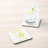 女性おばあちゃん孫おばあちゃん子供時代のギフト コースター (右側)