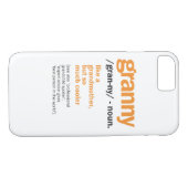 女性おばあちゃん定義おばあちゃんギフト Case-Mate iPhoneケース (裏面(横))