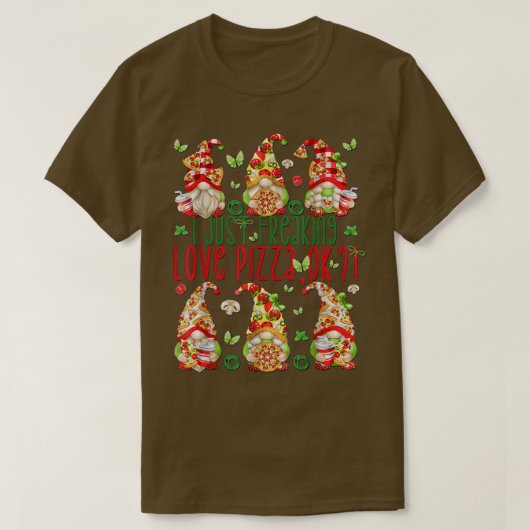 女性おもしろいとピザの日のための愛ピザ格言 Tシャツ (デザイン正面)