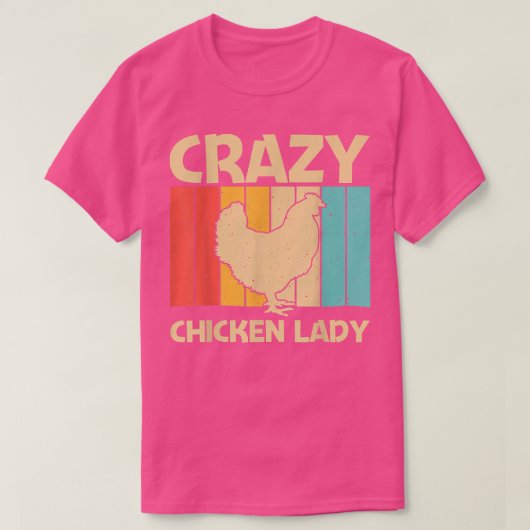 女性おもしろいのためのチキンアートmomチキン農家ポー tシャツ (デザイン正面)