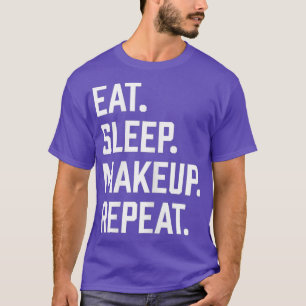 女性おもしろいの化粧好きアーティスト贈り物 Tシャツ