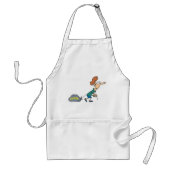 女性おもしろいの運感情的手荷物 スタンダードエプロン (正面)