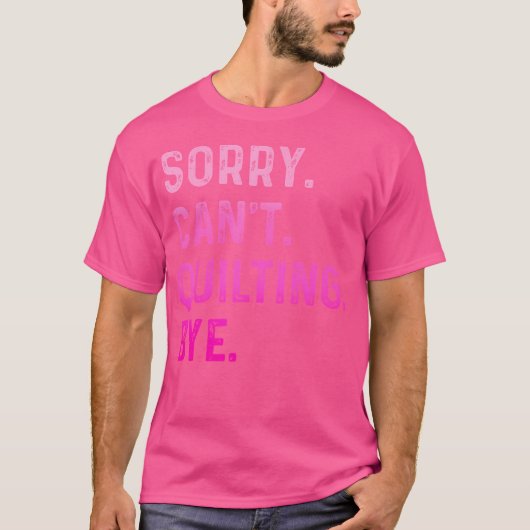 女性おもしろいキルティングアート裁縫キルター下水道 Tシャツ (正面)