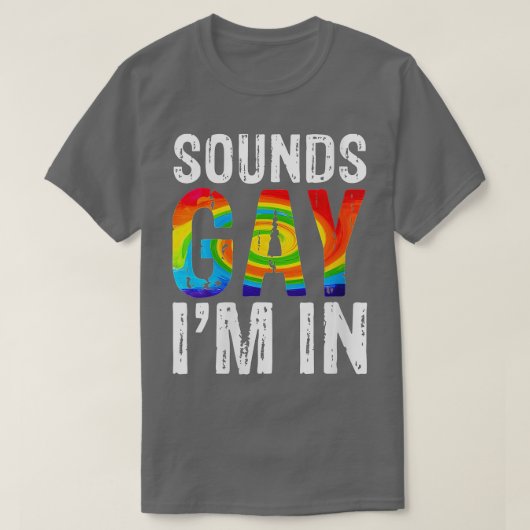 女性おもしろいゲイプライド音ゲイIm男性女性 Tシャツ (デザイン正面)