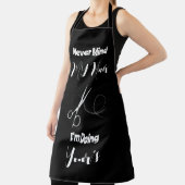 女性おもしろいヘアスタイリング エプロン (インサイチュ)