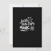 女性おもしろいママ妻誕生日クリスマスマザーペアレント 招待状 (正面)