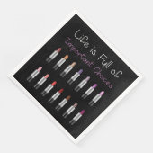 女性おもしろい口紅の重要な人生の選択 (コーナー)