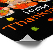 女性おもしろい向け感謝祭S格言- Gnomies Fam ポスター (角)