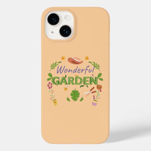 女性おもしろい庭師のための植物の恋人の贈り物 Case-Mate iPhoneケース (裏面)