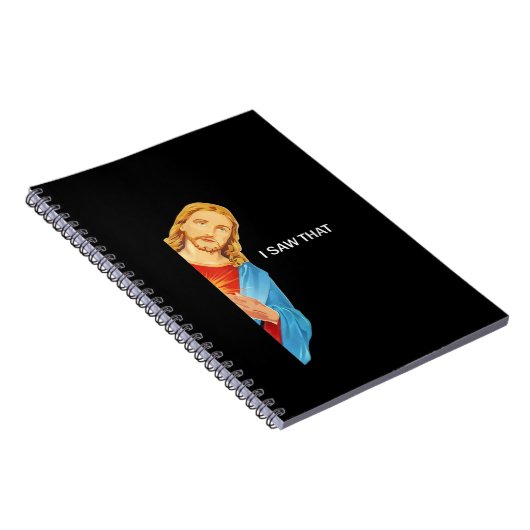 女性おもしろい引用文イエスミーム私はそのクリスチャンを見た ノートブック (右側)