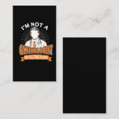 女性おもしろい愛好家のための婦人科医のユーモア 名刺 (正面/裏面)