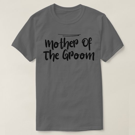 女性おもしろい母の新郎 Tシャツ (デザイン正面)