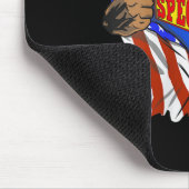 女性おもしろい環すごい境保護 マウスパッド (コーナー)