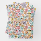 女性おもしろい贈り物 ラッピングペーパーシート (インサイチュ)