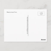 女性おもしろい(女性) VS男性用はがき、ポストクロッシング ポストカード (裏面)