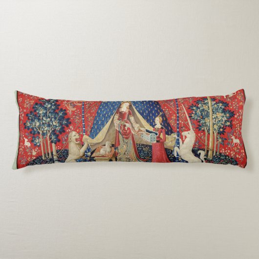 女性およびユニコーン: 「私の欲求だけ」2に ボディピロー (正面)