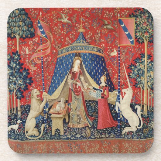 女性およびユニコーン: 「私のdesireだけに コースター (正面)