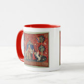 女性およびユニコーン: 「私のdesireだけに マグカップ (正面左)