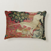 女性およびユニコーン: 「Sight アクセントクッション (裏面)