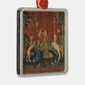 女性およびユニコーン: 「Taste メタルオーナメント (右)