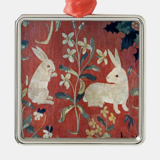 女性およびユニコーン: 「Taste メタルオーナメント (正面)