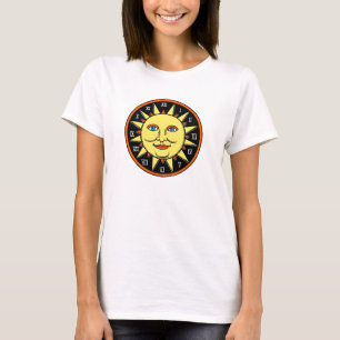 女性および女の子のためのクールな日曜日のデザインのTシャツ Tシャツ
