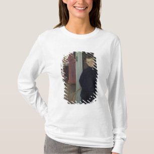 女性および子供を持つインテリア Tシャツ