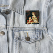 女性および彼女の息子 缶バッジ (インサイチュ)