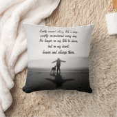 女性および犬-世界の唯一の物 クッション (ブランケット)