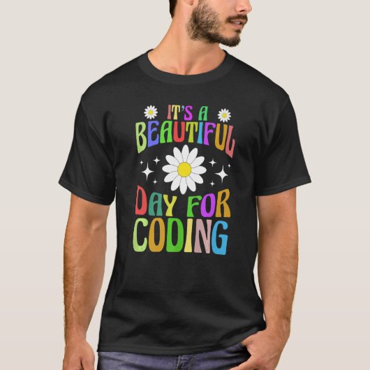 女性お祝いをコーディングする美しい日 Tシャツ (正面)