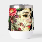 女性かわいらしアートコラージュ (正面)